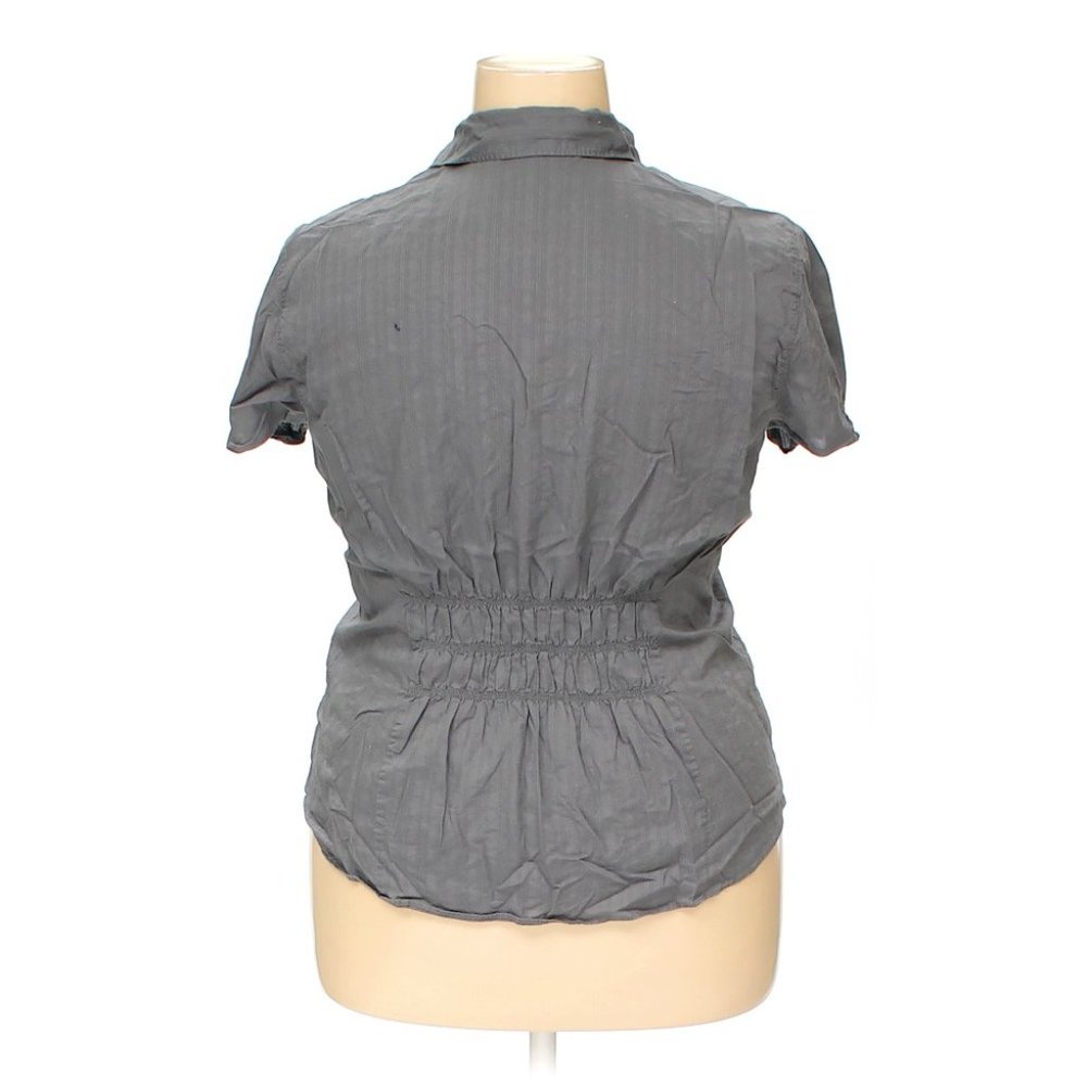 EDDIE BAUER BUTTON UP SHIRT (GREY) XXL